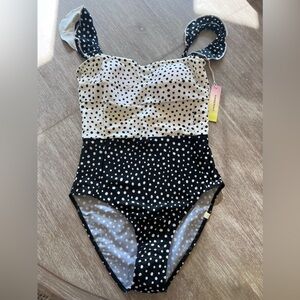 Summersalt The Ruffle Oasis One Piece Swimsuit On The Dot size 4